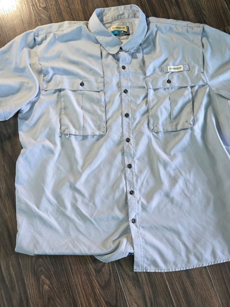 Magellan Men's Outdoor/Athletic/Athleisure "Fish Gear" Shirt Size 2xl